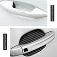 thumbnail image 5 of 4PCS Car Door Handle Sticker, Carbon Fiber Anti-Scratches Car Door Cup Protector, Non-Marking Auto Door Handle Protective Film, Universal for Most Car Handles,Black, 5 of 5