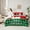 Red Green White, variant on Manfei Funny Snowman Twin Bedding Sets 7pcs for Kids Girls Boys, Xmas Sled Bedding Comforter Set, Happy New Year Christmas Sheet Sets, Super Cozy Room Decor