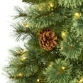 thumbnail image 5 of Nearly Natural 5' Green Pine Artificial Christmas Tree Prelit 200 Clear LED Lights, 5 of 9