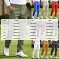 thumbnail image 4 of COMVALUE Stretch Mens Dress Pants Slim Fit Golf Pants Hidden Elastic Waist Business Casual Pants Lightweight Formal Pants (Black, S), 4 of 7