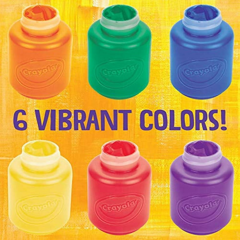 Crayola Washable Paint, Set of 6 - FLAX art & design