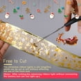 thumbnail image 2 of Morttic Christmas Ribbon Lights,32.8ft 100 LED Mini Lights Copper Wire Fairy String Lights for Xmas New Year Party Weddings DIY Christmas Tree Bows Decorations (Sliver Ribbon+Warm White Light), 2 of 9