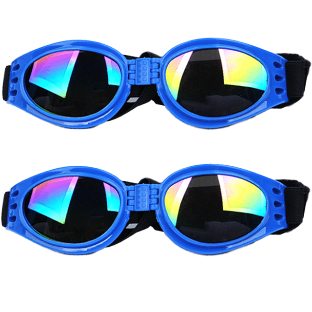 Gafas para perros Gafas de sol para perros Correa ajustable para gafas de sol UV Protección impermeable para perros