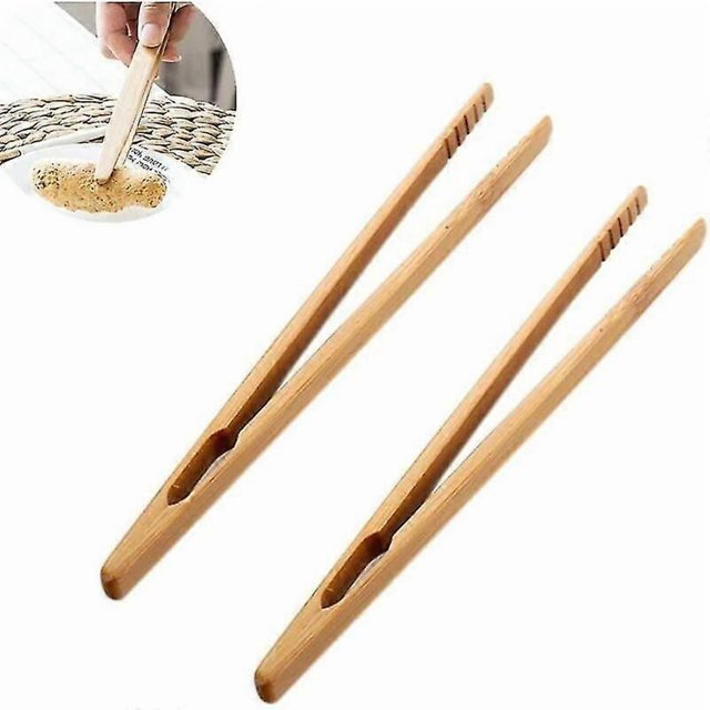 Toast Tongs Toast Tongs Bamboo Kitchen Tongs for Toasters Chopsticks 18cm