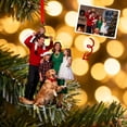 thumbnail image 1 of Personalized Christmas Tree Photo Ornament, Custom Holiday Family Keepsake, Festive Decoration (Personalized Shape), 1 of 6