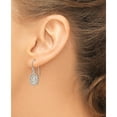 thumbnail image 3 of Sterling Silver Cut-Out Owl Shepherd Hook Earrings (31 X 12) Made In Thailand qe11828, 3 of 5