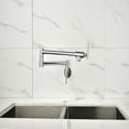 thumbnail image 6 of Cfowner Pot Filler Folding Faucet for Bar, Wall Mount Kitchen Faucet with Double Joint Swing Arm, Chrome, 6 of 7