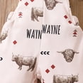 thumbnail image 6 of hirigin Kids Girls Suspender Pants, Sleeveless Bull Print Summer Flare Pants for Casual Daily, 6 of 8