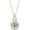 Gold, variant on Leander 1-3CT Moissanite Infinity Pendant Necklace for Women, D Color VVS1 Clarity 925 Sterling Silver Gourd Pendant Gift for Mom Wife Birthday Wedding Jewelry