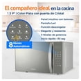 thumbnail image 3 of Horno de Microondas Winia 1.5 P3 Silver, 3 of 4