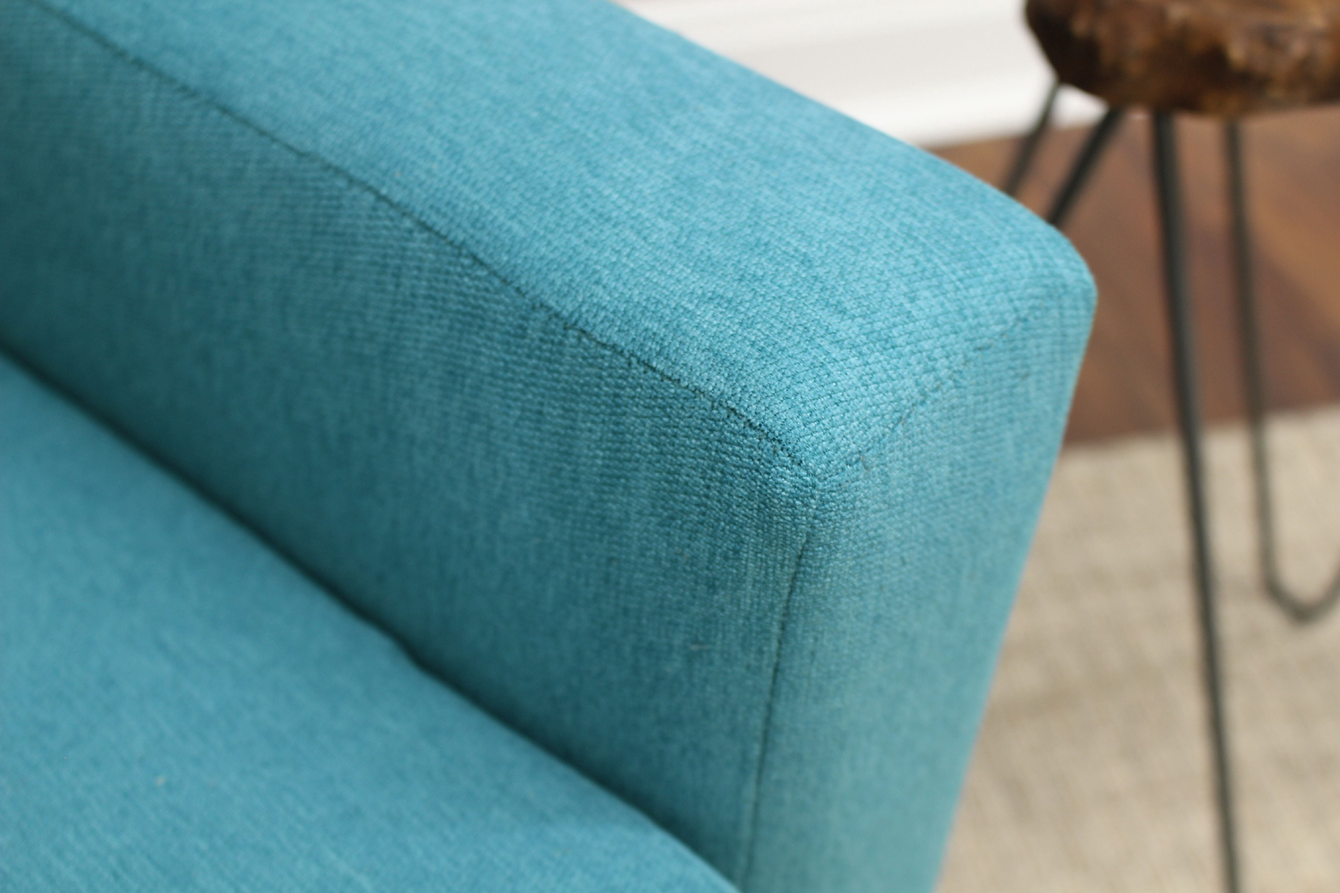 Fox Hill Trading Emma Lounge Chair, Turquoise