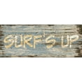 thumbnail image 2 of Stimson, Diane 24x12 White Modern Wood Framed Museum Art Print Titled - Surfs Up, 2 of 4