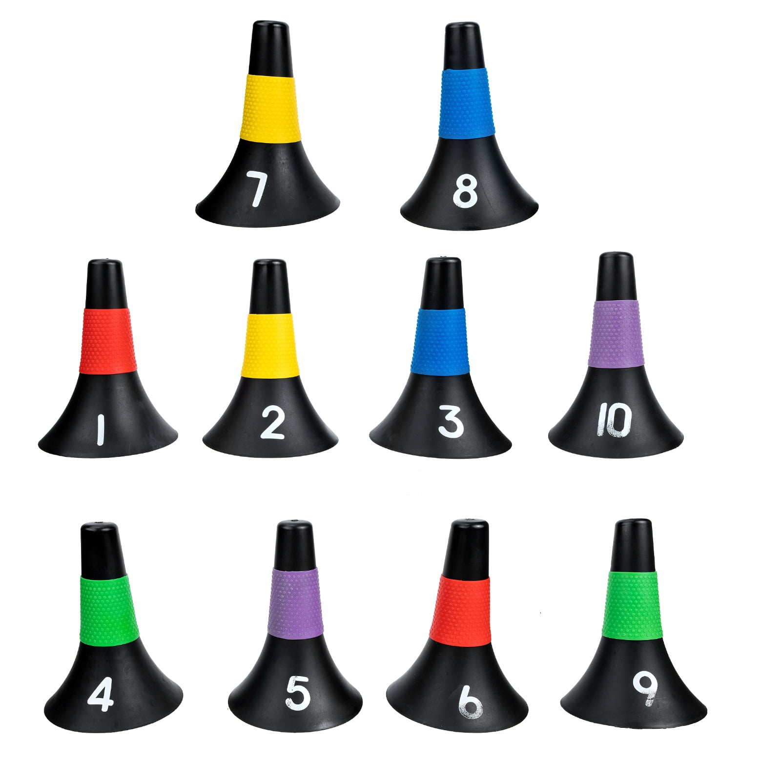 OUNONA Cones Soccer Cone Football Marker Agility Training Partyfavors Skating Practice Field