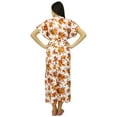 thumbnail image 5 of Bimba Delivery Maternity Gown Caftan Maxi, Front & Back Button Kaftan Dress, 5 of 7