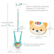 Infantino 2-in-1 Music & Lights Doorway Baby Jumper, Fox Motion-Activated Toy, Unisex 4+ Months, Multicolor