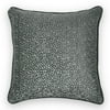 Hotel Style Confettie Velvet Glow Decorative Pillow, 20" x 20", Moleskin