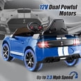 thumbnail image 2 of Licensed Ford Mustang GT500 Ride on Car for Kids by OLAKIDS, Battery Powered Electric Vehicle with Remote Control, Headlight, Power Display, USB, Music, Radio, Aged 3-8, 2 of 9