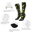 thumbnail image 2 of Bixox cartoon Skull spider web Patterned Men's and Women's Knee Socks High Socks Outdoor Sports Socks, 2 of 5