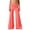 Orange, variant on LEBONYARD Womens Pants Trendy,Ladies' Folding Yoga Pants Solid Color Wide Leg Loose Casual Pants Red S