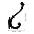 thumbnail image 4 of 10Pcs Antique Wall Hook Heavy Duty Coat Hooks Wall Mounted Hooks Hanging Coat Hook, 4 of 7
