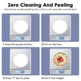 thumbnail image 6 of Kitchen Food Scale, Rechargeable Scale for Food Ounces and Grams, High Precision Digital Scale Used for Baking, Coffee Making, with LCD Display and 2 Trays,3KG, 6 of 7