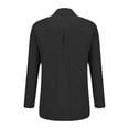 thumbnail image 3 of Shirts For Women Fashion Casual Spring Summer Cotton Linen Lapel Tie Pocket Long Sleeve Shirt Long Sleeve Shirts For Women, 3 of 6