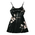 thumbnail image 2 of HaoXianJian Pajamas for Women Floral Print Sleevesless Sleepwear Nightgown Strap Lingerie Nightdress V Neck Sleepwear, 2 of 7