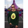 thumbnail image 2 of Old Glory Mens Halloween Avocado Costume Long Sleeve Graphic T Shirt, 2 of 6