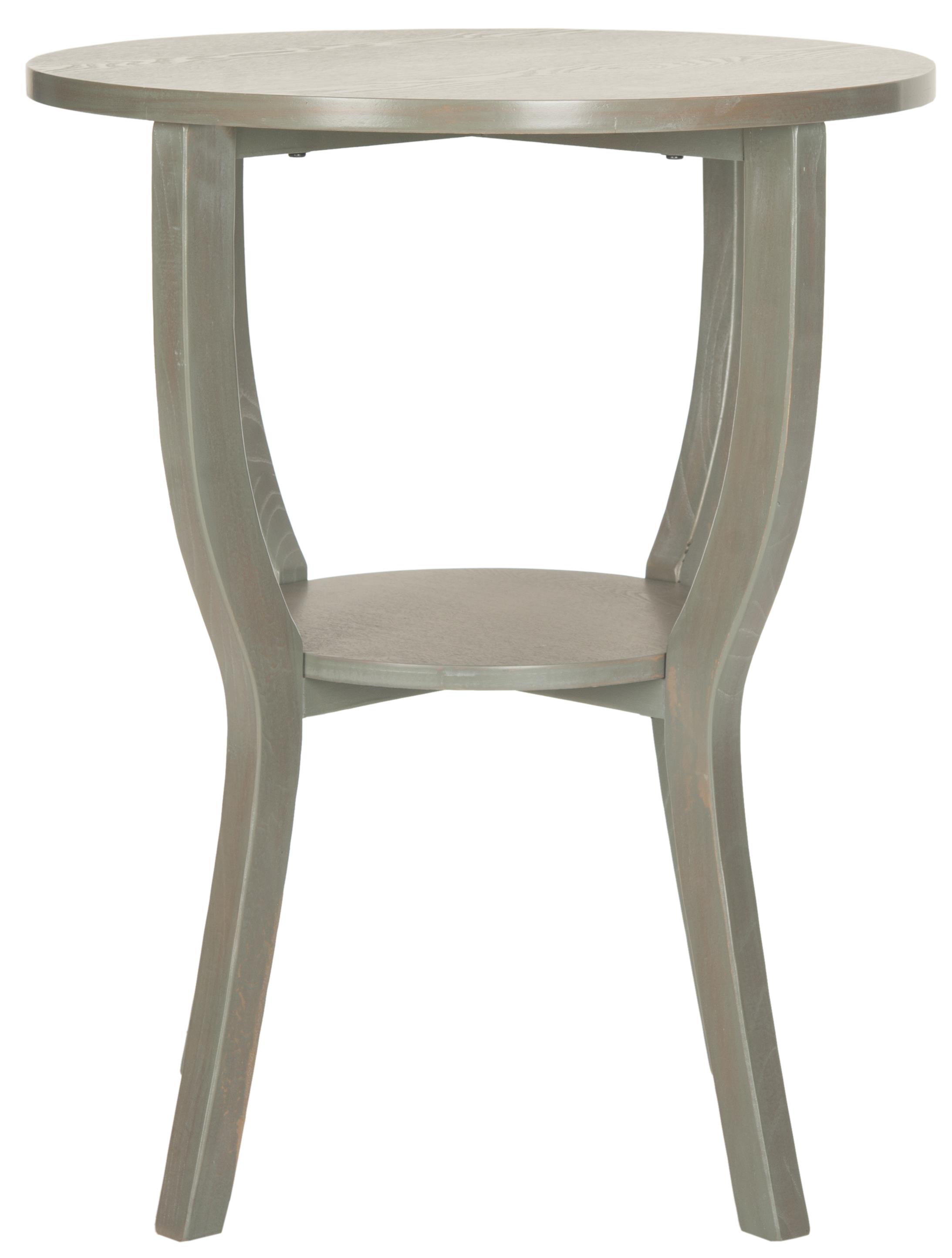 Rhodes Round Pedestal Accent TableFinishFrench Grey