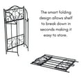 thumbnail image 3 of BirdRock Home 2-Tier Metal Plant Shelf - Decorative - Tiny, 3 of 5