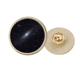 thumbnail image 1 of Luz Blanca Estrella nebulosas Broche de oro metálico circular, 1 of 3
