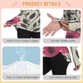 thumbnail image 4 of FORMRS Womens Long Sleeve Shirts UPF 50+ Sun Protection Quick Dry Fishing Hiking Tops, Size S-2XL, Pink Flowers, 4 of 8
