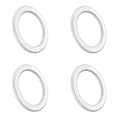 thumbnail image 1 of Soporte de teléfono móvil de pared magnética Soporte de teléfono de coche ultrafino para iPhone (blanco), 1 of 2