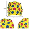 thumbnail image 2 of Salouo Colorful Ping Pong Print Unisex Beanie Hat,Knitted Baggy Skull Cap Winter Warm Hats Beanie Sleep Hats Cancer Headwear Caps for Women & Men 1 Pieces, 2 of 7