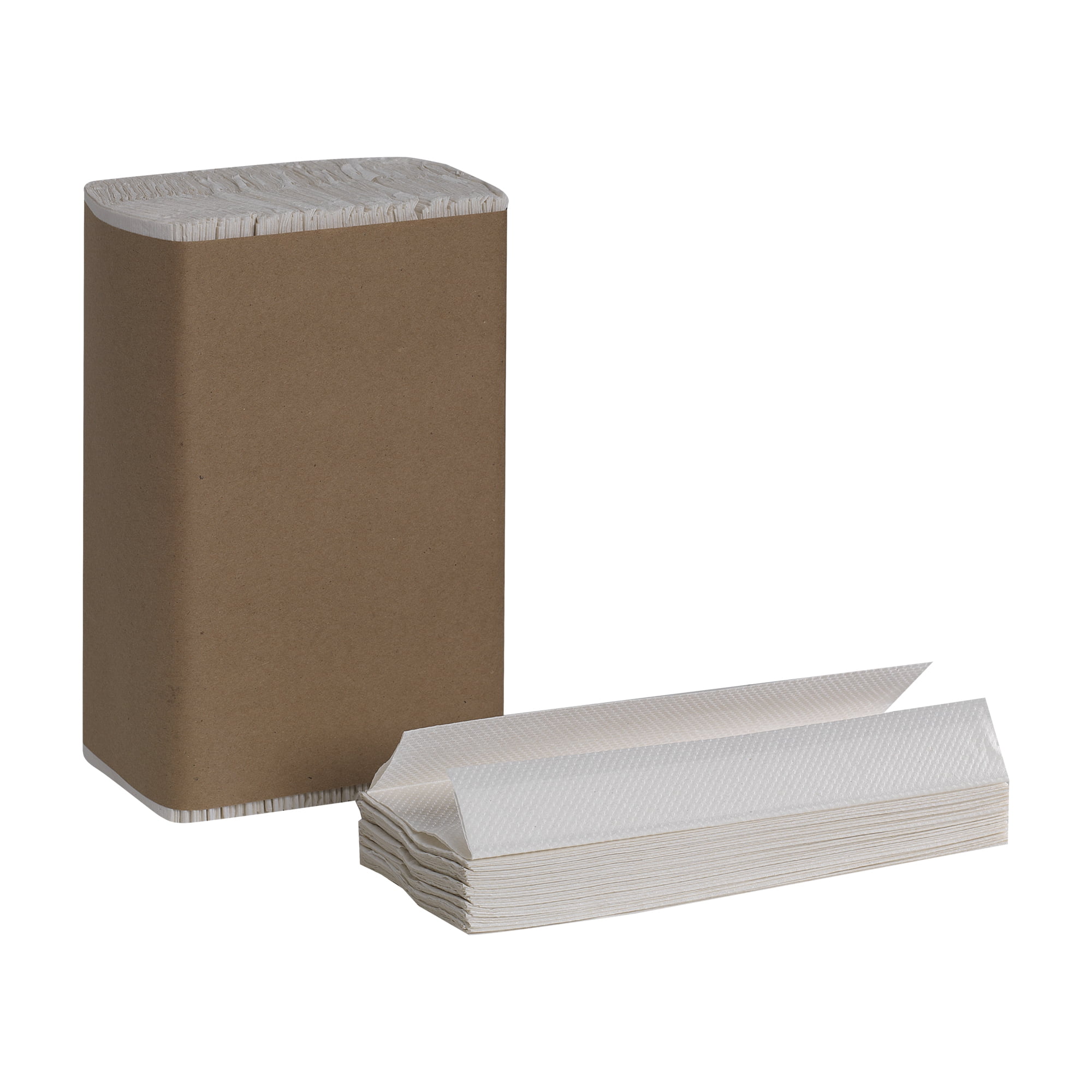 Pacific Blue Basic® C-Fold Recycled Paper Towels by GP PRO (Georgia-Pacific), White, 25190, 10.1” x 12.7” (LxW), 240 Towels Per Pack, 10 Packs Per Case