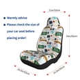 thumbnail image 5 of Yiaed Back To School A Print Car Seat Covers,Universal Auto Seats Protector Fits for Car,SUV Sedan,Truck,Automotive Seat Covers & Accessories-1, 5 of 9
