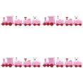 thumbnail image 1 of Juego Tren Navidad Adorno Navideño Juguete Regalo para Del (Rosa), 1 of 2