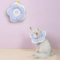 thumbnail image 4 of Flmtop Fleur Forme Conception Anti-Morsure Anti-Léchage Cou Chat Chien Cercle Protecteur Collier Rose, 4 of 8