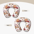thumbnail image 3 of Xecao Watercolor Fall Print Memory Foam Cervical Neck Pillow Versatile U-Shaped Pillows for Home,Office,Camping,Travelling,Soft Washable Cover, 3 of 8