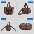 thumbnail image 5 of LinYooLi Puffer Tote Bag, Soft Puffy Bags for Women Light Down Cotton Padded Quilted Tote Bags Quilted Carryall Purse, 5 of 7