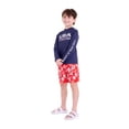 thumbnail image 3 of U.S Polo Assn. Boys Long Sleeve Hooded Flag Graphic Rashguard, Sizes 4-18, 3 of 4