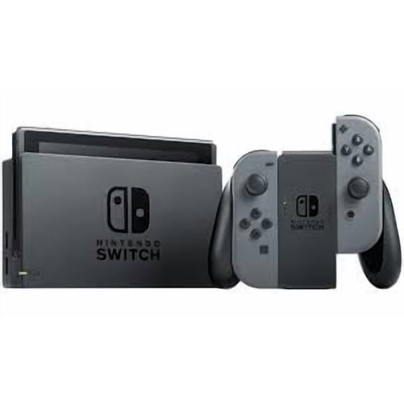 Restored Nintendo Switch with Gray Joy-Cons (Refurbished)