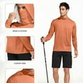 thumbnail image 6 of Abomasnow Long Sleeve Shirts for Men Quick Dry Athletic Running Activewear Workout Hoodies UPF 50+ Sun Protection, 6 of 7
