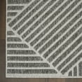 thumbnail image 4 of Nourison Palamos Indoor/outdoor Geometric Contemporary Dark Grey Area Rug, 4 of 9