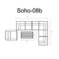 thumbnail image 3 of Soho 8 Piece Outdoor Wicker Patio Furniture Set 08b, 3 of 7