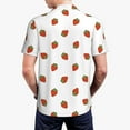 thumbnail image 4 of Balery Hand Drawn Strawberry Printed Men’s Short Sleeve Polo Shirt, Midweight Men's Shirt,Golf Polo shirts -XX-Large, 4 of 9