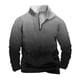 thumbnail image 2 of Sudadera sin capucha para hombre, informal, a la moda, con cuello alto, estampado de calaveras, cremallera, jersey de manga larga, blusa de poliéster para hombre, 2 of 5