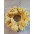thumbnail image 3 of Nylo & Co. Crochet Scrunchies in Lemon Yellow - Set of 2, 3 of 4