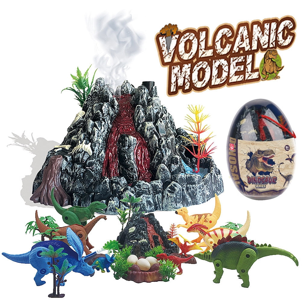 dinosaur volcano toy set