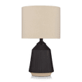 thumbnail image 1 of Bouclair Lampe de Table en Céramique Noire et Blanche, 1 of 10
